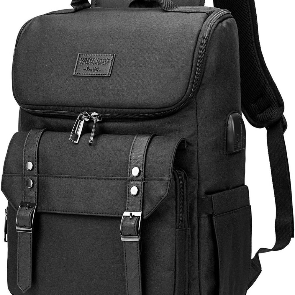 Black Travel Backpack for Women - Unbranded